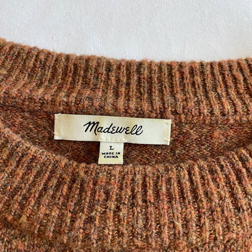 Women's / Teen's Madewell Brockton Bobble Pom Pom Sweater size L - Picture 6 of 11